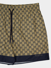 Gucci Beige GG Printed Tech Swim Shorts