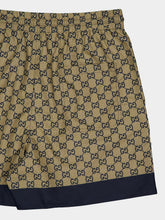 Gucci Beige GG Printed Tech Swim Shorts