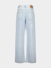 Gucci Light Blue Baggy Fit Bleached Jeans