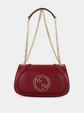 Gucci Rosso Ancora Blondie Medium Shoulder Bag