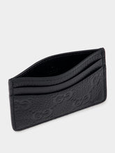 Gucci Black GG Emblem Card Case