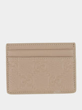 Taupe GG Emblem Card Case