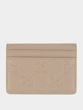 Taupe GG Emblem Card Case