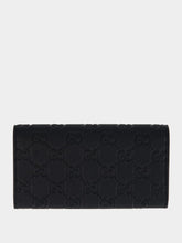 Gucci Black GG Emblem Continental Wallet