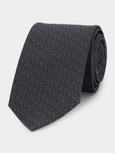 Gucci Grey Silk Jacquard Tie