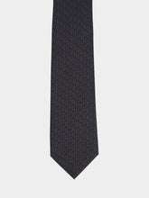 Gucci Grey Silk Jacquard Tie