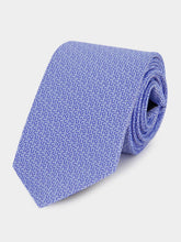 Gucci Light Blue Gucci Silk Jacquard Tie