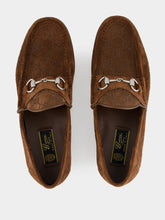 Gucci Dark Brown GG Suede Horsebit Loafer