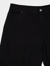 Saint Laurent Black Baggy Cotton Twill Bermuda Shorts