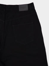 Saint Laurent Black Baggy Cotton Twill Bermuda Shorts