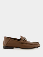 Gucci Nut Brown Bryanne Leather Loafers