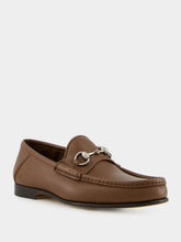 Gucci Nut Brown Bryanne Leather Loafers