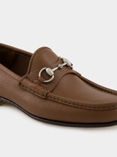 Gucci Nut Brown Bryanne Leather Loafers