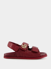 Gucci Rosso Ancora Red Sandals with Double G