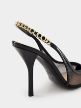 Gucci Black Mesh Signoria Slingback Pump