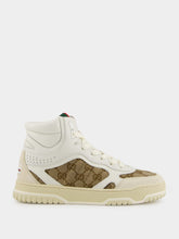 Gucci Beige GG Sweet Leather High-Top Sneakers