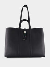 Black Large Tote Bag with Web