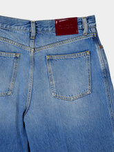 Gucci Light Blue Wide-Leg Stonewashed Denim Trousers