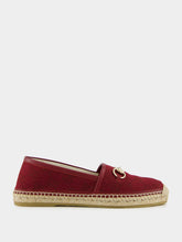Gucci Rosso Ancora Red Espadrilles with Horsebit
