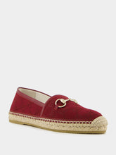 Gucci Rosso Ancora Red Espadrilles with Horsebit