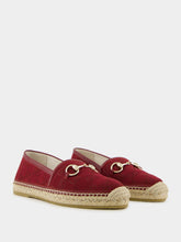 Gucci Rosso Ancora Red Espadrilles with Horsebit