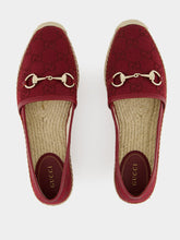 Gucci Rosso Ancora Red Espadrilles with Horsebit
