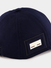 Gucci Dark Blue Cotton Canvas Baseball Hat