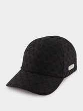 Alexander McQueen Black Skull Jacquard Cap