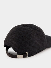 Alexander McQueen Black Skull Jacquard Cap