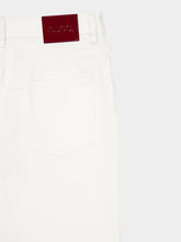 Gucci White Flared Trumpet Jeans