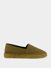 Saint Laurent Cactus Green Cotton Espadrilles