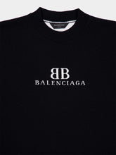 Balenciaga Black Wool Crewneck Sweater