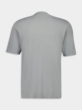 Saint Laurent Grey Short-Sleeve Crewneck Cotton T-Shirt