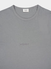 Saint Laurent Grey Short-Sleeve Crewneck Cotton T-Shirt
