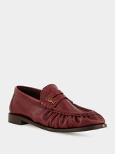Saint Laurent Le Loafer in Dark Ruby Smooth Leather