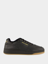 Saint Laurent Low-Top Sneakers in Black Smooth Leather