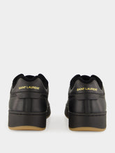 Saint Laurent Low-Top Sneakers in Black Smooth Leather