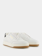 Saint Laurent Blanc Optique and Black Sneakers in Smooth Leather