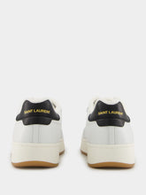 Saint Laurent Blanc Optique and Black Sneakers in Smooth Leather