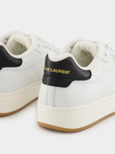 Saint Laurent Blanc Optique and Black Sneakers in Smooth Leather