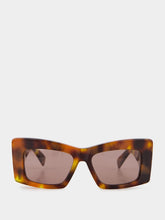 Gucci Light Brown Square Frame Sunglasses