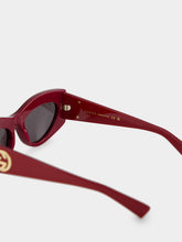 Gucci Black Cat-Eye Frame Sunglasses