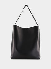 Black Bold Hobo Bag in Smooth Leather
