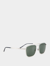 Gucci Silver-Grey Metal Sunglasses