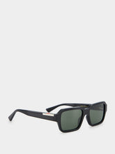 Gucci Rectangular Frame Sunglasses in Black