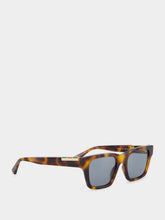 Gucci Havana-Grey Rectangular Sunglasses
