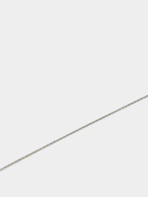 Saint Laurent Cobra-Chain Necklace in Light Oxidized Silver