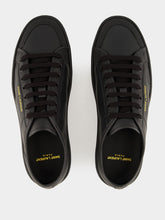 Saint Laurent Gym Sneakers in Black Smooth Leather