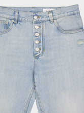 Alexander McQueen Washed Blue Stonewashed Slim Fit Jeans