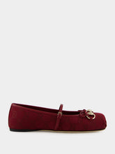 Gucci Rosso Ancora Red Horsebit Ballet Flat